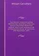 The Shorter Catechism of the Westminster Assembly of Divines; being a facsimile of the first edition, which was ordered to be printed by the House of Commons, 25th November, 1647;, William Carruthers 