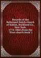 Records of the Reformed Dutch church of Kakiat, Rockland Co., New York, 1774-1864 (from the "First church book"), 