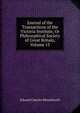Journal of the Transactions of the Victoria Institute, Or Philosophical Society of Great Britain, Volume 13, Edward Charles Wesselhoeft 