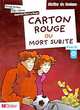 Carton rouge ou mort subite: Niveau A2 (+ CD), Pierre Le Borgne, Philippe Barbeau, Roger Judenne 