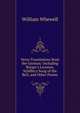 Verse Translations from the German: Including B?rger's Leonore, Schiller's Song of the Bell, and Other Poems, William Whewell 