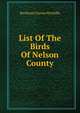 List Of The Birds Of Nelson County, Beckham Charles Wickliffe 
