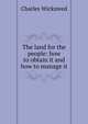 The land for the people: how to obtain it and how to manage it, Charles Wicksteed 