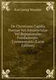 De Christiano Capitis Poenae Vel Admittendae Vel Repudiandae Fundamento: Commentatio (Latin Edition), Karl Georg Wieseler 