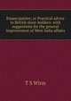 Emancipation; or Practical advice to British slave-holders: with suggestions for the general improvement of West India affairs, T S Winn 