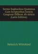 Sermo Sophocleus Quatenus Cum Scriptoribus Jonicis Congruat Differat Ab Atticis (Latin Edition), Heinrich Wittekind 