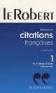 Citations Francaises Tome 1, Pierre Oster 