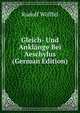 Gleich- Und Anklange Bei Aeschylus (German Edition), Rudolf Wolffel 