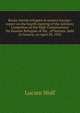 Russo-Jewish refugees in eastern Europe: report on the fourth meeting of the Advisory Committee of the High Commissioner for Russian Refugees of the . of Nations, held in Geneva, on April 20, 1923, Lucien Wolf 