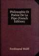 Philosophie Et Poesie De La Pipe (French Edition), Ferdinand Wolff 
