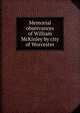 Memorial observances of William McKinley by city of Worcester, 
