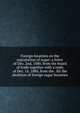 Foreign bounties on the exportation of sugar: a letter of Dec. 2nd, 1880, from the board of trade together with a reply of Dec. 16, 1880, from the . for the abolition of foreign sugar bounties, 
