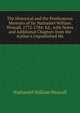 The Historical and the Posthumous Memoirs of Sir Nathaniel William Wraxall, 1772-1784: Ed., with Notes and Additional Chapters from the Author's Unpublished Ms, Nathaniel William Wraxall 