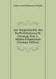 Zur Vorgeschichte Der Bartholomausnacht, Herausg. Von G. Muller-Frauenstein (German Edition), Johann Karl Heinrich Wuttke 