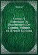 Annuaire Historique Du Departement De L'yonne, Volume 61 (French Edition), Yonne 