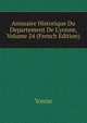 Annuaire Historique Du Departement De L'yonne, Volume 24 (French Edition), Yonne 