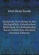 Nachricht Von Denen in Der Hochgraflich-Zaluskischen Bibliothek Ich Befindenden Raren Polnischen Buchern (German Edition), Jozef Jdrzej Zauski 