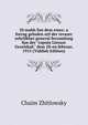 Di makh fun dem emes: a forrag gehalen oyf der tsvayer yehrlikher general ferzamlung fun der "ropoin Lieraur Gezelshaf," dem 28-en februar, 1915 (Yiddish Edition), Chaim Zhitlowsky 
