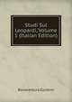 Studi Sul Leopardi, Volume 1 (Italian Edition), Bonaventura Zumbini 