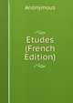 Etudes (French Edition), Heinrich Kretschmayr 