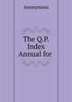 The Q.P. Index Annual for ., Heinrich Kretschmayr 