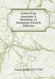 Lettre D'un Anonime ? Monsieur J.j. Rousseau (French Edition), Luzac Elias] 1723-1796 