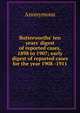 Butterworths' ten years' digest of reported cases, 1898 to 1907; early digest of reported cases for the year 1908 -1911, Heinrich Kretschmayr 