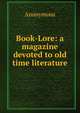 Book-Lore: a magazine devoted to old time literature, Heinrich Kretschmayr 
