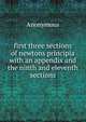 first three sections of newtons principia with an appendix and the ninth and eleventh sections, Heinrich Kretschmayr 