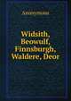 Widsith, Beowulf, Finnsburgh, Waldere, Deor, Heinrich Kretschmayr 