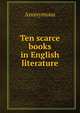 Ten scarce books in English literature, Heinrich Kretschmayr 