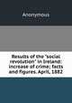 Results of the "social revolution" in Ireland: increase of crime; facts and figures. April, 1882, Heinrich Kretschmayr 