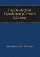 Die Deutschen Mundarten (German Edition), Heinrich Kretschmayr 