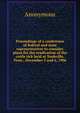 Proceedings of a conference of federal and state representatives to consider plans for the eradication of the cattle tick held at Nashville, Tenn., December 5 and 6, 1906, Heinrich Kretschmayr 