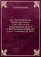 The One hundred and fiftieth anniversary, 1748-1898, of the Congregational Church of East Hampton (Chatham), Conn.: November 30, 1898, Heinrich Kretschmayr 