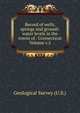 Record of wells, springs and ground-water levels in the towns of . Connecticut Volume v.5, Geological Survey (U.S.) 