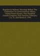 Regulatory Reform: Hearings Before The Committee On Governmental Affairs, United States Senate, One Hundred Fourth Congress, First Session, February 7, 8, 15, And March 8, 1995, 