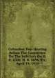 Columbus Day. Hearing Before The Committee On The Judiciary On H. R. 4306, H. R. 5696, Etc. April 19, 1910, 