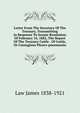 Letter From The Secretary Of The Treasury, Transmitting In Response To Senate Resolution Of February 10, 1882, The Report Of The Treasury Cattle . Of Cattle, Or Contagious Pleuro-pneumonia, Law, James, 1838-1921 