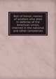 Roll of honor; names of soldiers who died in defense of the American union, interred in the national and other cemeteries, 