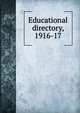 Educational directory, 1916-17, 