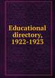 Educational directory, 1922-1923, 