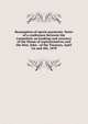 Resumption of specie payments. Notes of a conference between the Committee on banking and currency of the House of representatives and the Hon. John . of the Treasury, April 1st and 4th, 1878, 