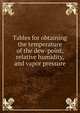 Tables for obtaining the temperature of the dew-point, relative humidity, and vapor pressure, 