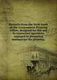 Extracts from the Style book of the Government Printing Office, designed for the use fo typewriter operators engaged in preparing manuscript for printing;, 