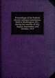 Proceedings of the Federal electric railways commission. Held in Washington, D.C., during the months of July, August, September, and October, 1919, 