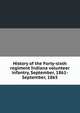 History of the Forty-sixth regiment Indiana volunteer infantry, September, 1861-September, 1865, 