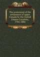 The centennial of the settlement of upper Canada by the United Empire Loyalists, 1784-1884, 