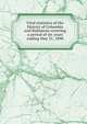 Vital statistics of the District of Columbia and Baltimore covering a period of six years ending May 31, 1890, 