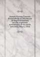 Joseph Gurney Cannon. Proceedings in the House of Representatives on the eightieth anniversary of his birth. Saturday, May 6, 1916, 